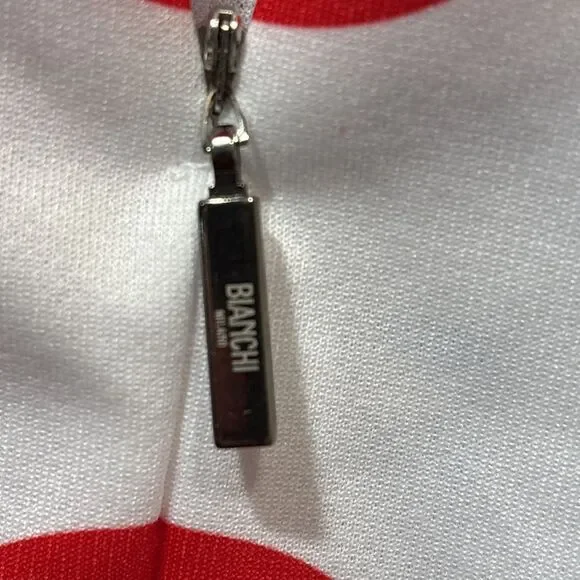 Bianchi Milano "King of the Mountains" Cycling Jersey Long Sleeve XL Vintage - Picture 7 of 16